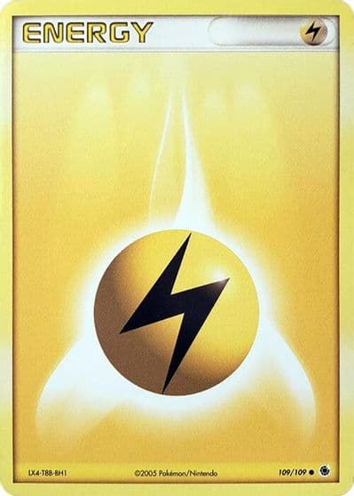 Lightning Energy (No E-Reader) Deck Exclusives Pokemon card