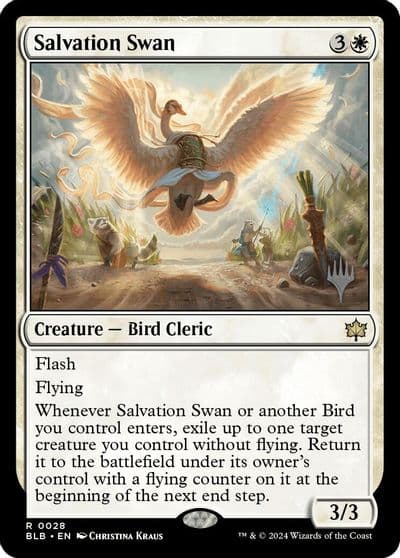 Salvation Swan Promo Pack: Bloomburrow Magic card