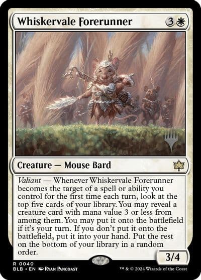 Whiskervale Forerunner Promo Pack: Bloomburrow Magic card