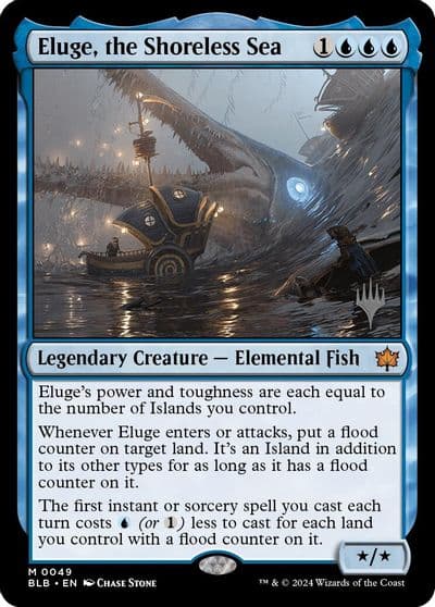 Eluge the Shoreless Sea Promo Pack: Bloomburrow Magic card