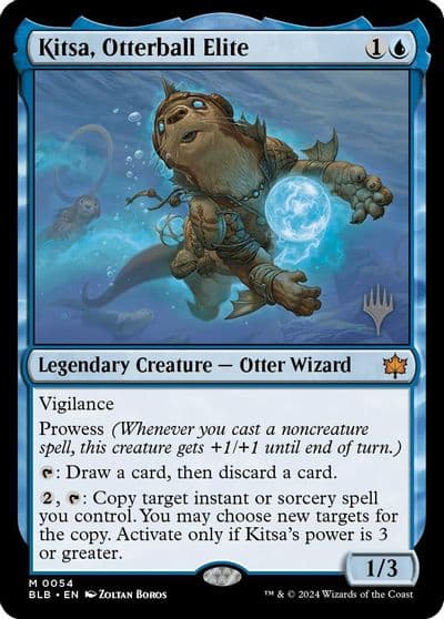 Kitsa Otterball Elite Promo Pack: Bloomburrow Magic card