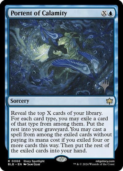 Portent of Calamity Promo Pack: Bloomburrow Magic card