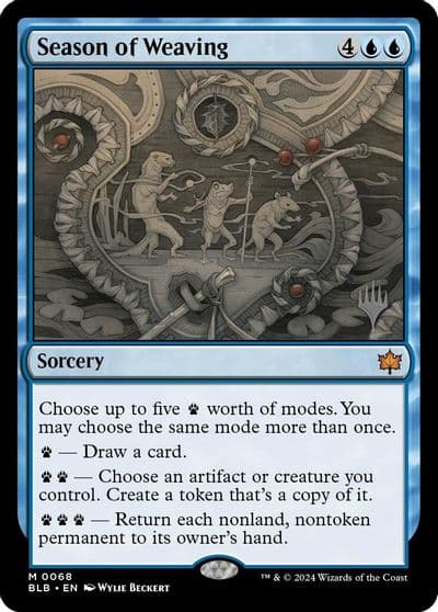 Season of Weaving Promo Pack: Bloomburrow Magic card