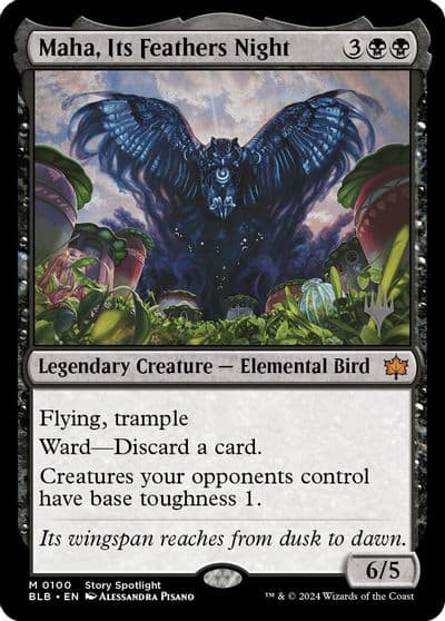 Maha Its Feathers Night Promo Pack: Bloomburrow Magic card
