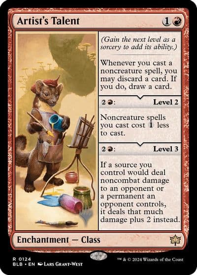 Artists Talent Promo Pack: Bloomburrow Magic card