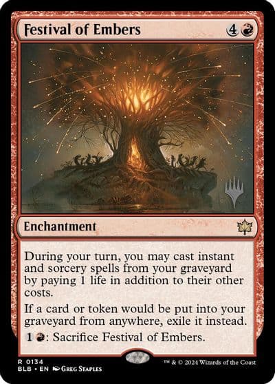 Festival of Embers Promo Pack: Bloomburrow Magic card