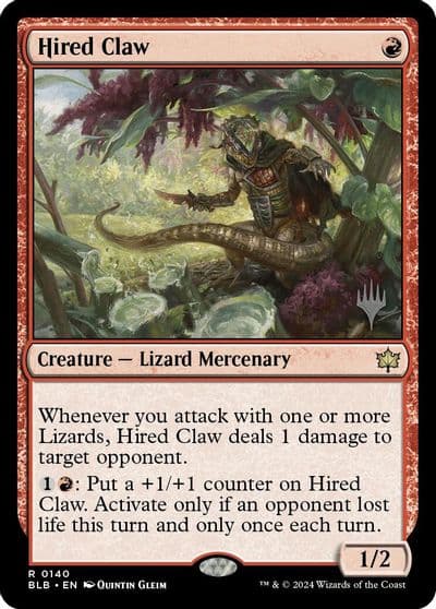 Hired Claw Promo Pack: Bloomburrow Magic card