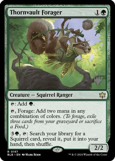 Thornvault Forager Promo Pack: Bloomburrow Magic card