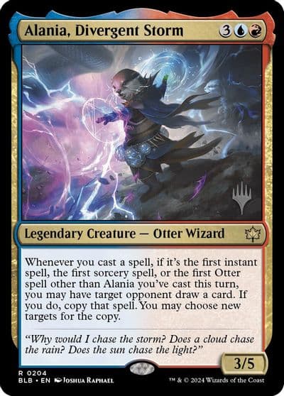 Alania Divergent Storm Promo Pack: Bloomburrow Magic card