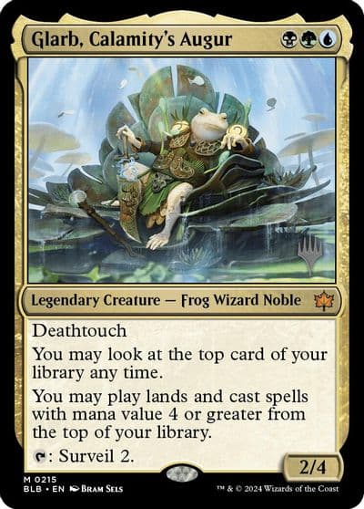 Glarb Calamitys Augur Promo Pack: Bloomburrow Magic card
