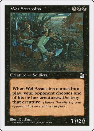 Wei Assassins Portal Three Kingdoms Magic card