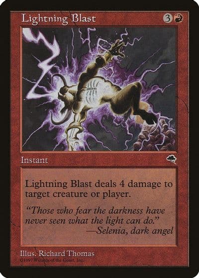 Lightning Blast Tempest Magic card