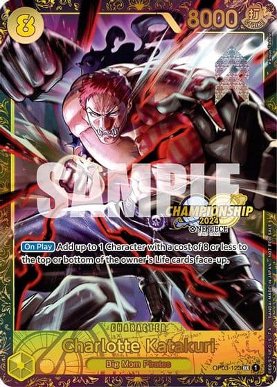 Charlotte Katakuri Championship 2024 One Piece Promotion Cards One Piece card