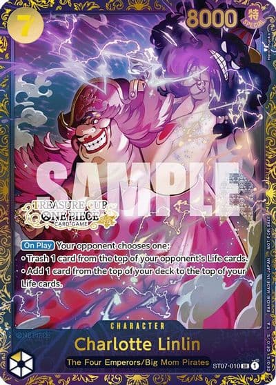 Charlotte Linlin Treasure Cup One Piece Promotion Cards One Piece card