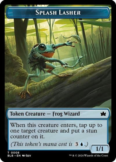 Splash Lasher Token Bloomburrow Magic card