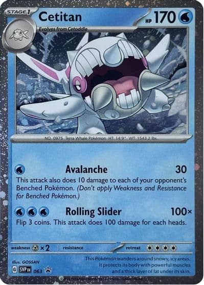 Cetitan - 063 (Cosmos Holo) SV: Scarlet & Violet Promo Cards Pokemon card