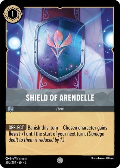 Shield of Arendelle Shimmering Skies Lorcana card
