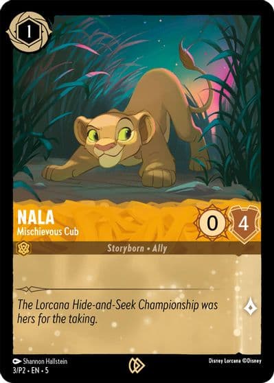 Nala Mischievous Cub Disney Lorcana Promo Cards Lorcana card