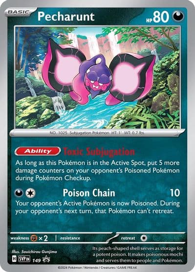 Pecharunt - 149 SV: Scarlet & Violet Promo Cards Pokemon card