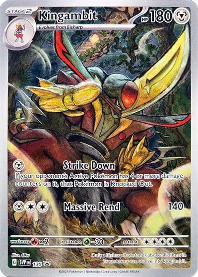 Kingambit - 130 SV: Scarlet & Violet Promo Cards Pokemon card
