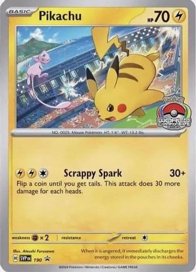 Pikachu - 190 SV: Scarlet & Violet Promo Cards Pokemon card
