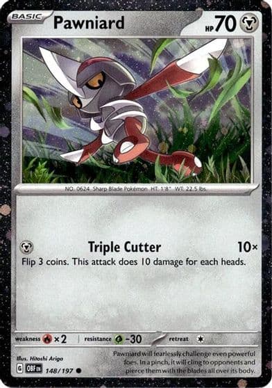Pawniard (Cosmos Holo) Miscellaneous Cards & Products Pokemon card