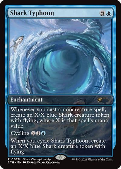 Shark Typhoon Game Day & Store Championship Promos Magic card