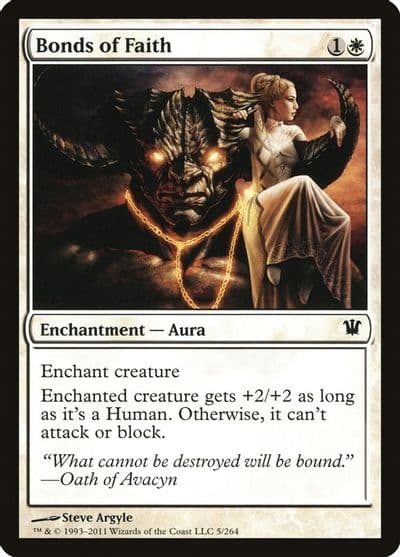 Bonds of Faith Innistrad Magic card