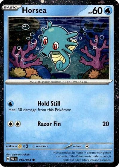 Horsea (Cosmos Holo) Miscellaneous Cards & Products Pokemon card