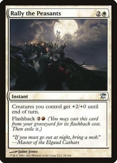 Rally the Peasants Innistrad Magic card