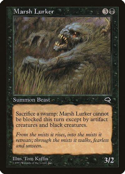 Marsh Lurker Tempest Magic card