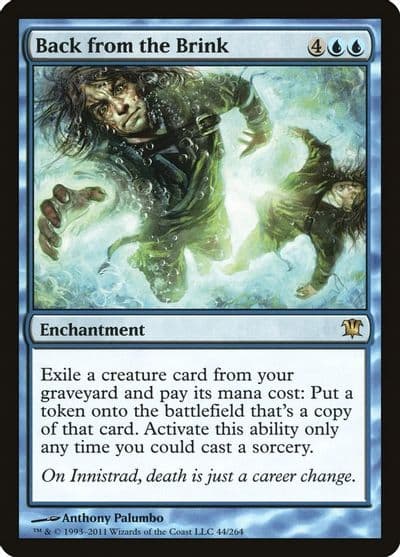Back from the Brink Innistrad Magic card