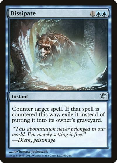 Dissipate Innistrad Magic card