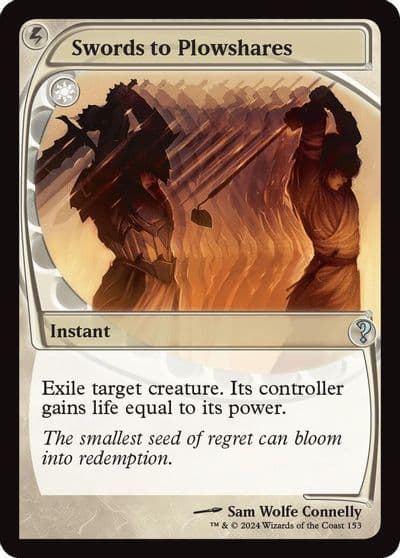 Swords to Plowshares Future Sight Mystery Booster 2 Magic card