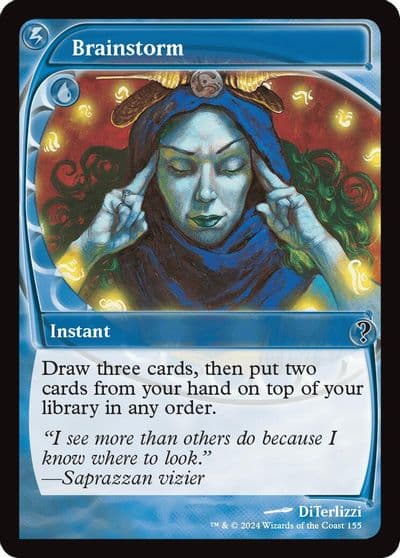 Brainstorm Future Sight Mystery Booster 2 Magic card
