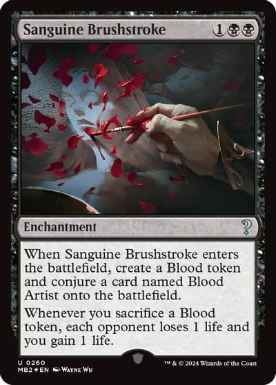 Sanguine Brushstroke Mystery Booster 2 Magic card