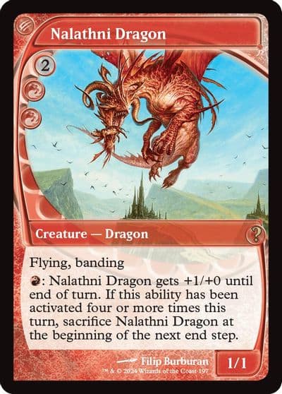 Nalathni Dragon Future Sight Mystery Booster 2 Magic card