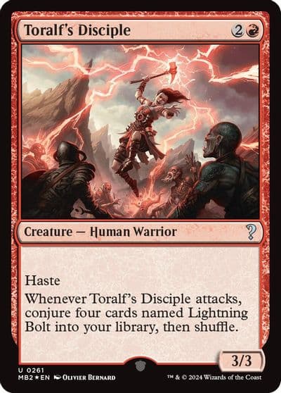 Toralfs Disciple Mystery Booster 2 Magic card
