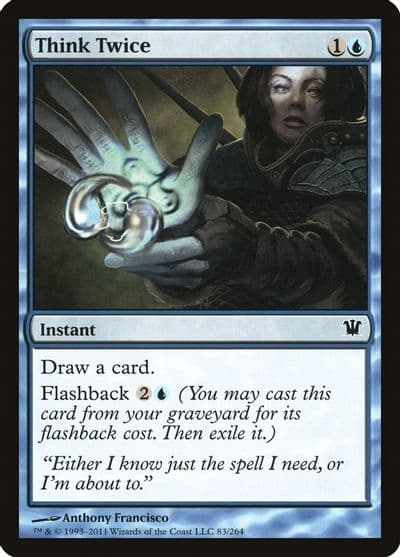 Think Twice Innistrad Magic card