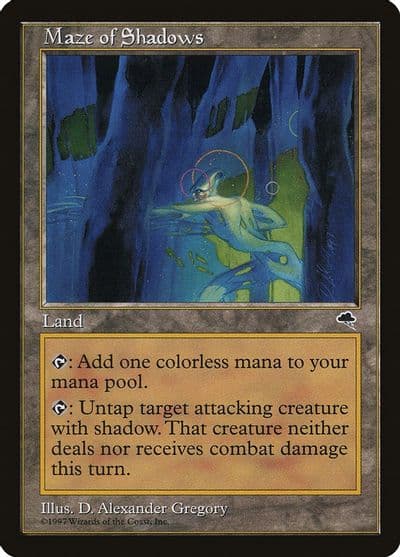 Maze of Shadows Tempest Magic card