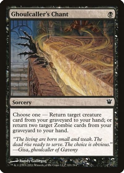 Ghoulcallers Chant Innistrad Magic card