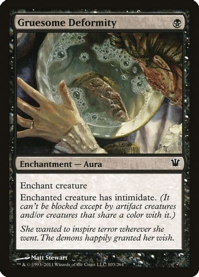 Gruesome Deformity Innistrad Magic card