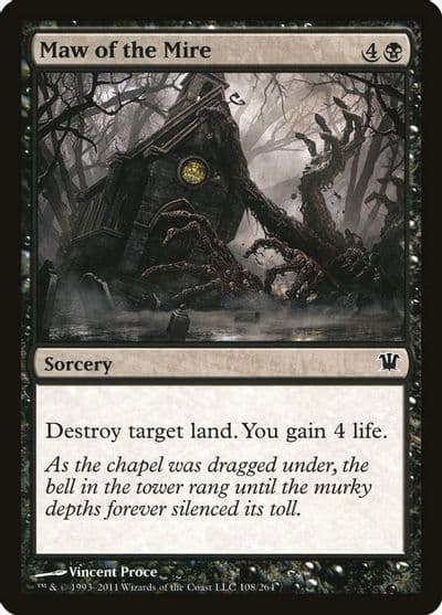 Maw of the Mire Innistrad Magic card