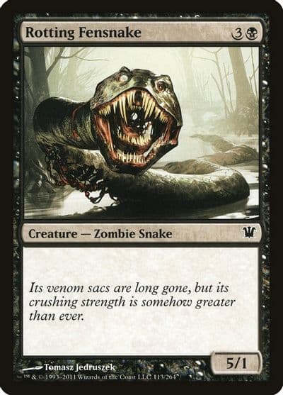 Rotting Fensnake Innistrad Magic card