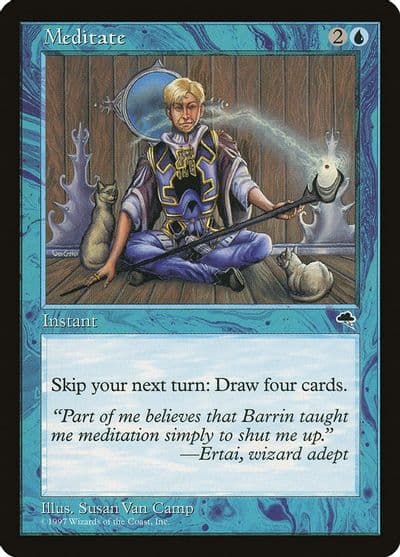 Meditate Tempest Magic card