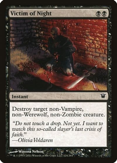 Victim of Night Innistrad Magic card