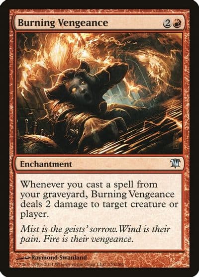 Burning Vengeance Innistrad Magic card