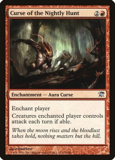 Curse of the Nightly Hunt Innistrad Magic card