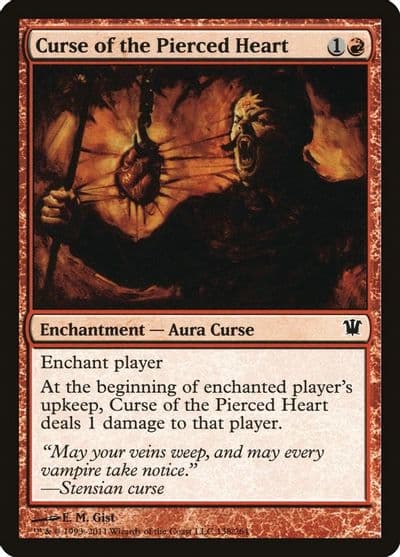Curse of the Pierced Heart Innistrad Magic card