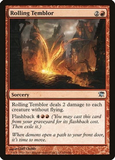 Rolling Temblor Innistrad Magic card